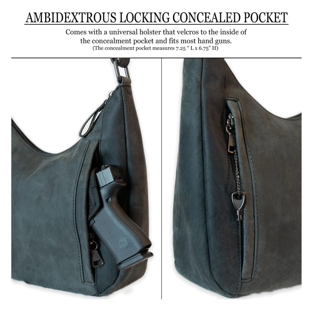 Penny Concealed Carry Crossbody Black