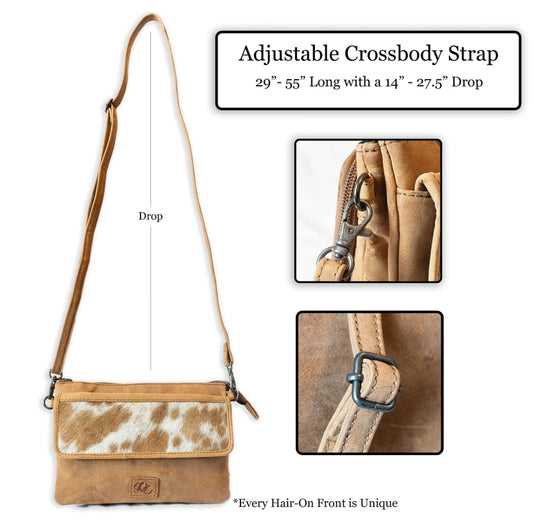 Bobbie Concealed Carry Crossbody Brown