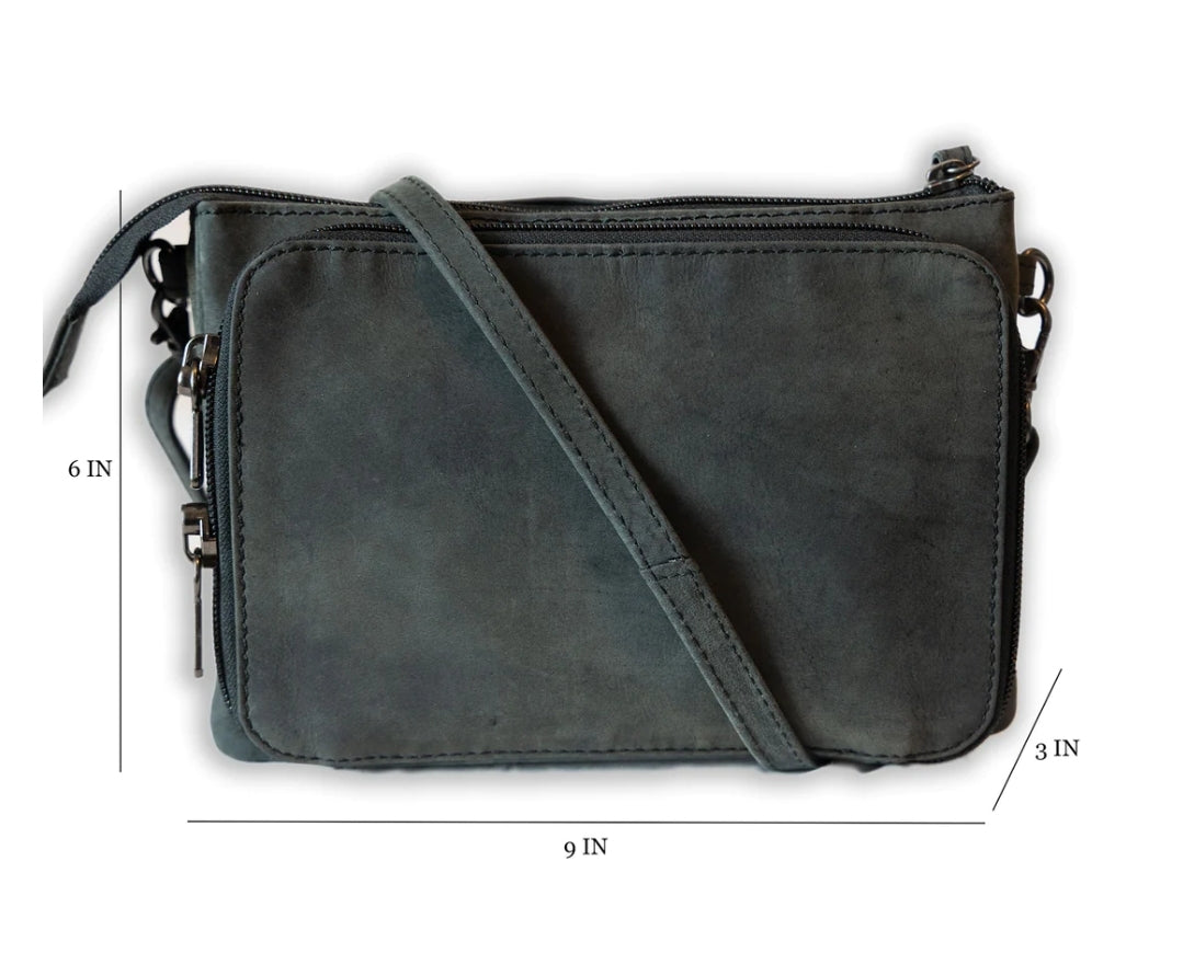 Bobbie Concealed Carry Crossbody in Black