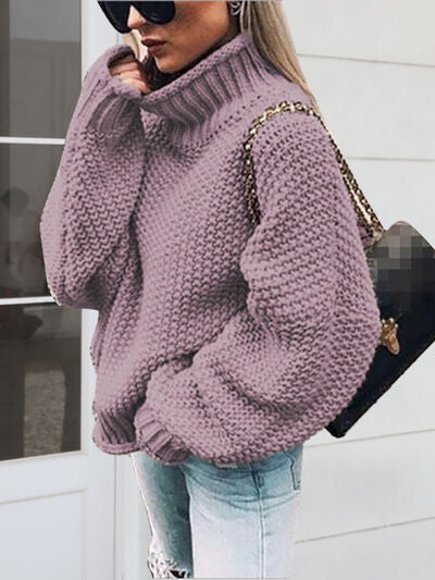 Turtleneck Long Sleeve Sweater